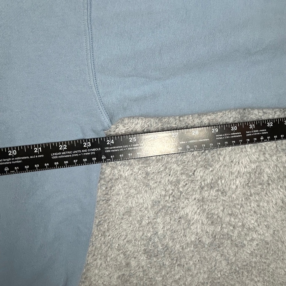 American‎ Eagle Light Blue Celestial Sun Mountain Graphic Sweatshirt Size XS - Picture 6 of 13